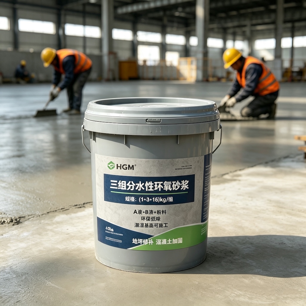 丰满三组份水性环氧砂浆